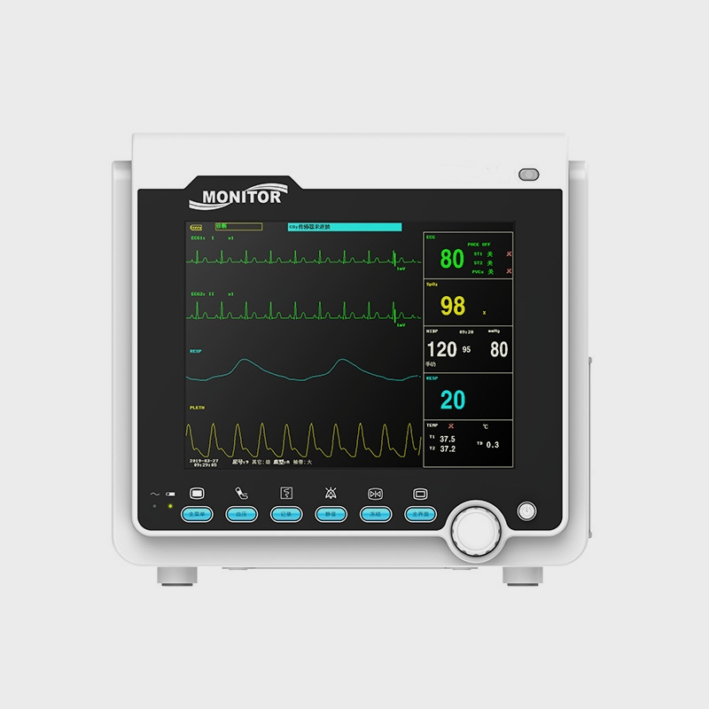 Moniteur vétérinaire multiparamètre portable grand écran de 8 pouces CMS6000VET