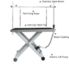 Table de toilettage vétérinaire pour chiens en acier inoxydable N-108