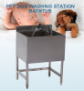 Baignoire de toilettage pour animaux de compagnie, clinique vétérinaire, baignoire pour chiens PLXYC-01