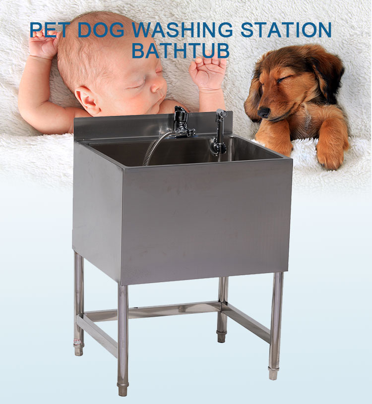 Baignoire de toilettage pour animaux de compagnie, clinique vétérinaire, baignoire pour chiens PLXYC-01