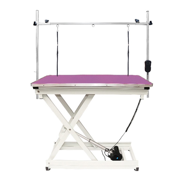 Table de toilettage vétérinaire pour chiens en acier inoxydable N-103