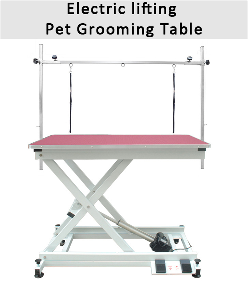 Table de toilettage pour animaux à ascenseur électrique 01