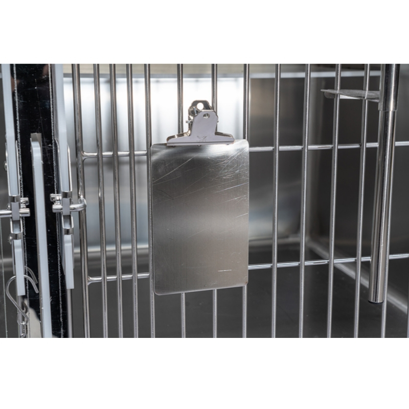 Cages vétérinaires pour animaux de compagnie en acier inoxydable de haute qualité PLVC-006