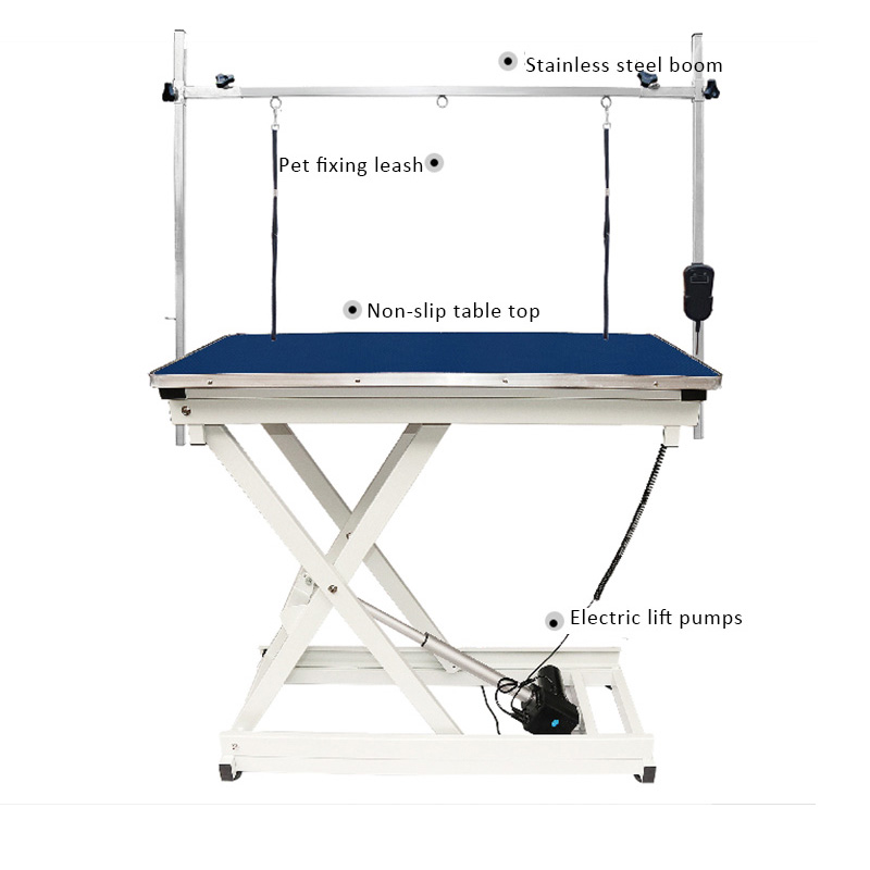 Table de toilettage vétérinaire pour chiens en acier inoxydable N-103