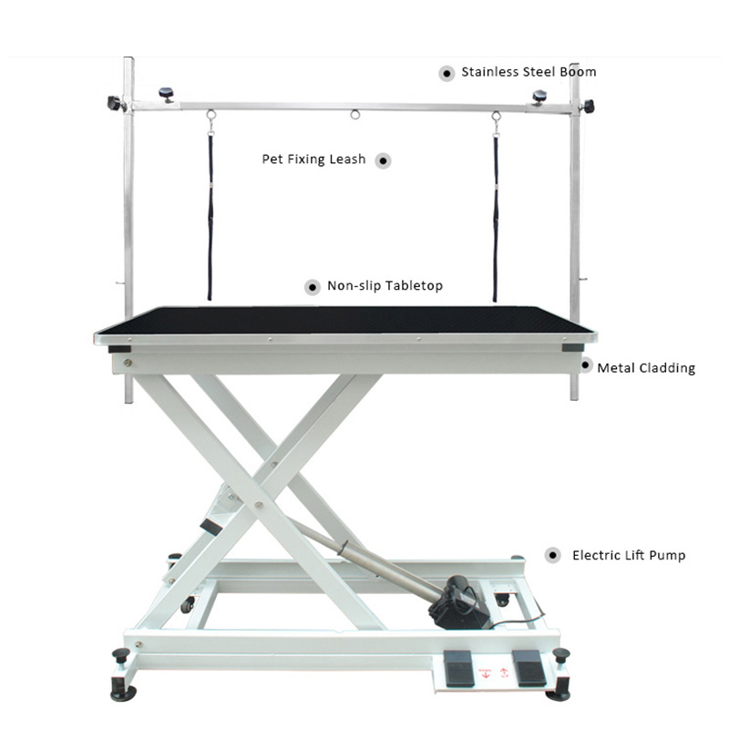 Table de toilettage pour animaux de compagnie à levage électrique N-140