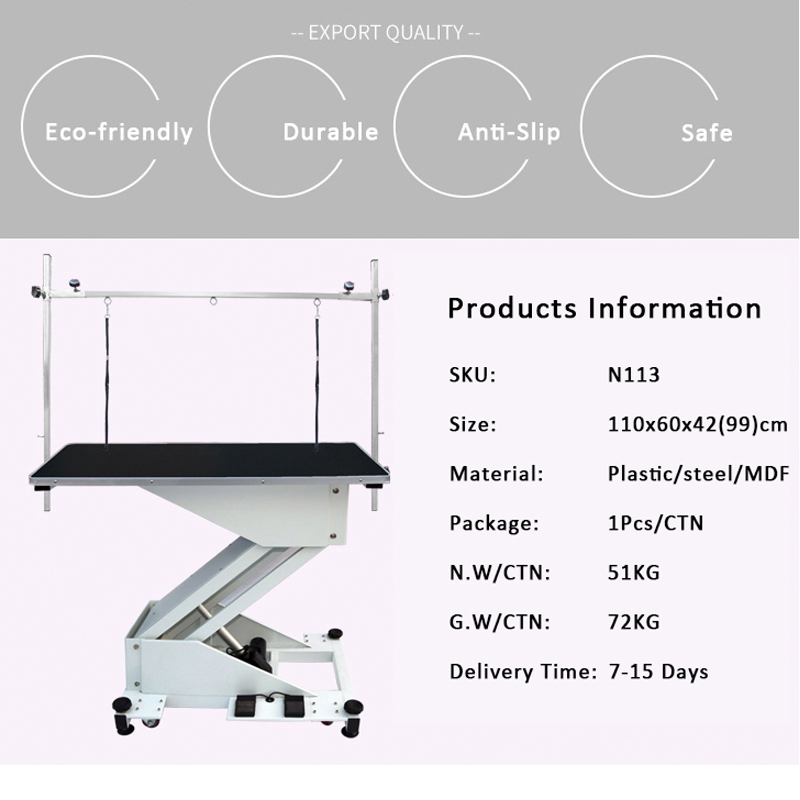 Table de toilettage hydraulique réglable Z Lift N-113